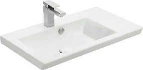 Drop Status White 70 MDF - Πάγκος με Νιπτήρα &amp; Καθρέπτη