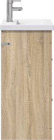 vidaXL Σετ Επίπλων Μπάνιου Sonoma Δρυς 61 x 40 x 84,5 εκ