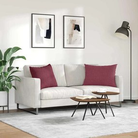 VidaXL Μαξιλάρι Καναπέ 2 τμχ. ύφασμα Κόκκινο 70 x 50 cm