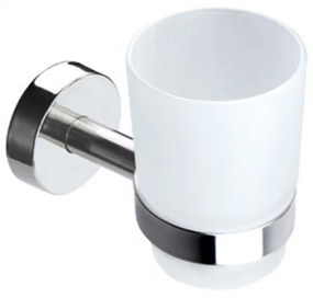 Karag Uno 1501 Ποτηροθήκη Chrome Ανοξείδωτο Ατσάλι, Γυαλί