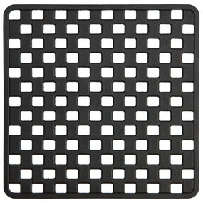 Doby 50x50 black αντιολισθητικό ταπέτο ντουζιέρας Sealskin