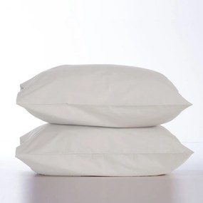 Μαξιλαροθήκες Basic (Σετ 2τμχ) Ecru Nef-Nef 52X72 100% Cotton