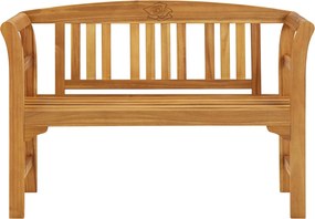 vidaXL Παγκάκι Ρόδου 1 -θέσιο 114 cm Solid acacia wood Natural