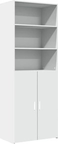 vidaXL Ντουλάπι Λευκό 70x42,5x185 εκ. Επεξεργασμένο Ξύλο