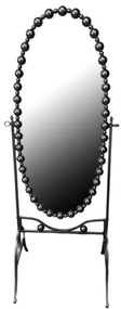 Καθρέπτης Present Inart Μαύρο Μέταλλο 63,5X50X171 εκ 295-000010-295-000010-Μαύρο 295-000010