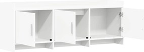 VidaXL Ντουλάπι TV 130 x 33 x 47 εκ Λευκό Επεξεργασμένο Ξύλο