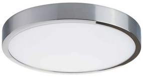Φωτιστικό Οροφής - Πλαφονιέρα Domo LED-DOMO-R24 24W Led Φ24cm 2,4cm Chrome Intec Αλουμίνιο,Ακρυλικό