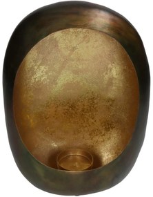 Κηροπήγιο ArteLibre Πράσινο Μέταλλο 22x10x30cm