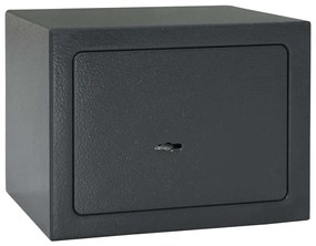 Χρηματοκιβώτιο με κλειδαριά Σκούρο γκρι 23 x 17 x 17 εκ. Ατσάλι