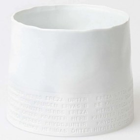 Κασπώ Text RD0017314 Φ16x13,5cm White Raeder Πορσελάνη