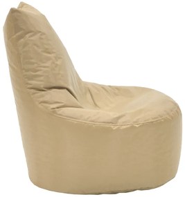 Πουφ πολυθρόνα Norm PRO pakoworld 100% αδιάβροχο μόκα