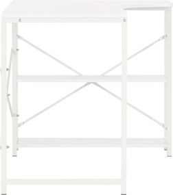 vidaXL Γραφείο Υπολογιστή Λευκό 120 x 72 x 70 εκ.