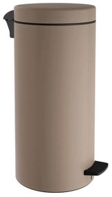 Κάδος Απορριμμάτων (Φ25x53) Pam &amp; Co 25lt 2553-103 Matt Beige