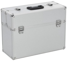 vidaXL Εργαλειοθήκη 47x36x20 εκ. Ασημί Αλουμινίου