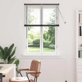 vidaXL Ρολό Παραθύρου με κουρτίνες Άλλο Μαύρο 80 x 130 εκ Αλουμίνιο