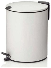 Κάδος Απορριμμάτων Mats 5Lt 23701 20,5x27cm White Kela Metal
