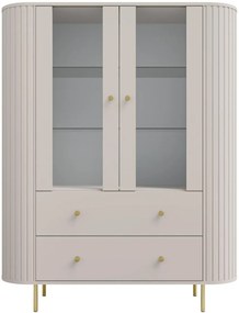 Βιτρίνα Ovelia 2D-Μπεζ