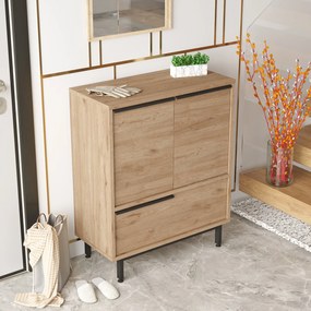 Παπουτσοθήκη Καρυδιά ON 74,8x35,5x90,4