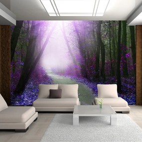 Αυτοκόλλητη φωτοταπετσαρία - Purple path - 343x245