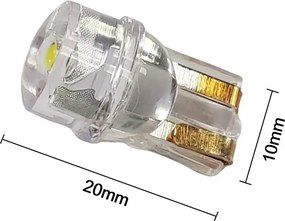 Λαμπτήρες LED - T10 - R-DT10Q-01AUT10 - 2pcs - 110860 - White