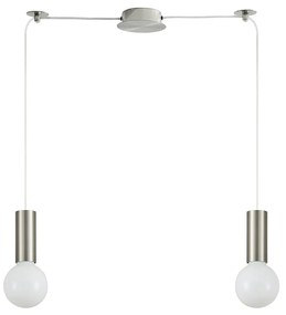 SE21-NM-4-NM2 ADEPT TUBE Nickel Matt Pendant+