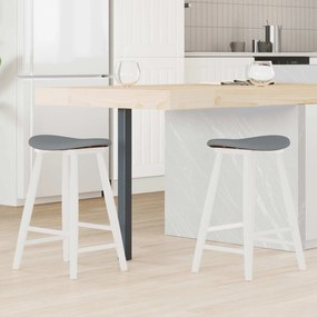 vidaXL Καρέκλες φαγητού 2 pcs Λευκό 46 x 37 x 63 εκ