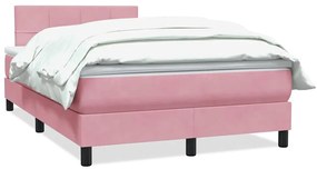 ΚΡΕΒΑΤΙ BOXSPRING ΜΕ ΣΤΡΩΜΑ ΡΟΖ 120X210 ΕΚ. ΒΕΛΟΥΔΙΝΟ 3316208