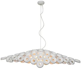 Κρεμαστό Φωτιστικό Οροφής 6xE14 120cm Darina Homelighting-77-4364-Κόκκινο 77-4364