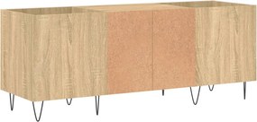 vidaXL Δισκοθήκη Sonoma Δρυς 121 x 38 x 48 εκ. από Επεξεργασμένο Ξύλο