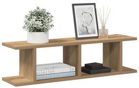 vidaXL Ραφιέρες Τοίχου 2 τεμ. Αρτισιανή Δρυς 75x18x20εκ. Επεξεργ. Ξύλο