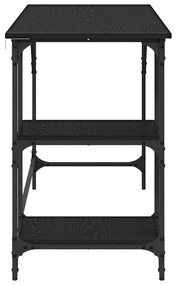 vidaXL Γραφείο Μαύρη Οξυά 120 x 50 x 75 cm Επεξεργασμένο ξύλο