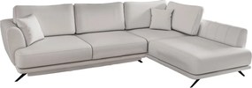 Γωνιακός καναπές Larde-Δεξιά-Leuko - 280.00Χ178.00Χ90.00cm