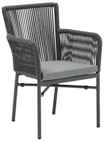 Outdoor Armchair Mariel Fylliana Grey 56x60x83 cm