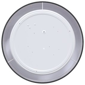 vidaXL Φωτιστικά Οροφής με Αστέρα Λάμπας Μαύρο Ø 30 εκ. Ύφασμα E27