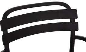 Καρέκλα - Πολυθρόνα KORVER C6333.02 Πολυπροπυλένιο Μαύρο 63,5x65x76Υ εκ. 63.5x65x76 εκ.