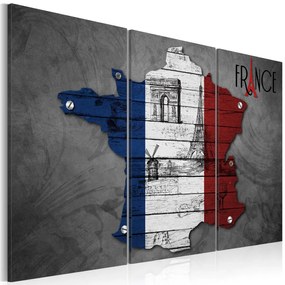 Πίνακας - Symbols of France - triptych 60x40