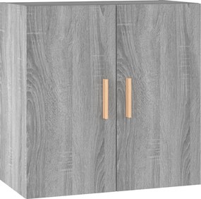 vidaXL Ντουλάπι Τοίχου Γκρι Sonoma 60x30x60 εκ. Επεξεργασμένο Ξύλο