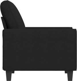 vidaXL Πολυθρόνα Μαύρη 60 εκ. από Ύφασμα