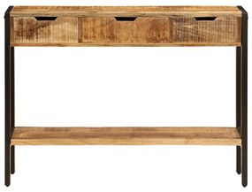 vidaXL Μπουφές με 3 Συρτάρια 110 x 35 x 75 εκ. από Μασίφ Ξύλο Μάνγκο