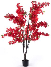 Τεχνητό Δέντρο Βουκαμβίλια Spectabilis 4601-6 75x75x170cm Red Supergreens Polyethylene,Fabric