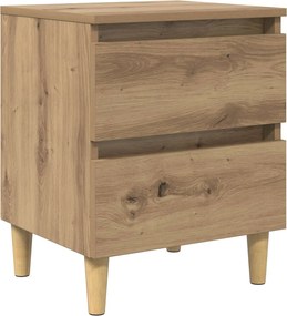 vidaXL Ντουλάπι κρεβατιού Artisan Oak 40 x 35 x 50 εκ.