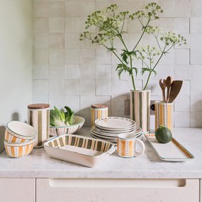 Βάζο από εμαγιέ κεραμικό 18 εκ., Baldia