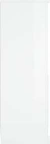 vidaXL Ντουλάπι Γυαλιστερό λευκό 36x35,5x103,5 από Επεξεργασμένο Ξύλο