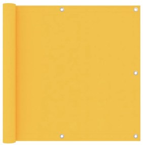 Διαχωριστικό Βεράντας Κίτρινο 90 x 600 εκ. Ύφασμα Oxford - Κίτρινο