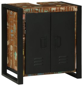 vidaXL Ντουλάπα Πάγκου 55x35x60 εκ Μασίφ Ξύλο Ανακυκλωμένο