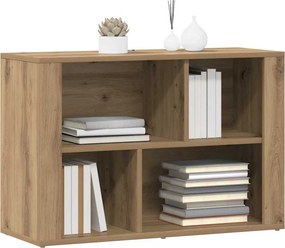 vidaXL Πλαϊνό γραφείο Artisan Oak 80 x 30 x 53 εκ. Επεξεργασμένο Ξύλο