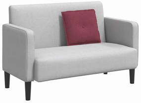 vidaXL Μαξιλάρι Πλάτης Κόκκινο 50 x 19 x 45 εκ ύφασμα