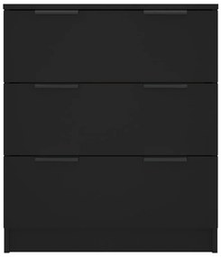 vidaXL Ντουλάπι Μαύρο 60 x 30 x 70 εκ. από Επεξεργασμένο Ξύλο