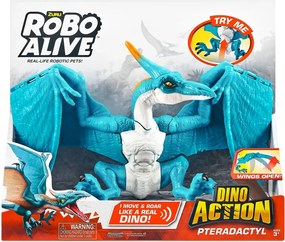 Δεινόσαυρος Zuru Robo Alive: Dino Action Pterodactyl Celeste Αρθρωτό Σχήμα