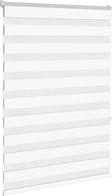 vidaXL Ζέβρα τυφλή Καφέ Πλάτος υφάσματος 100,9 εκ. Πολυεστέρας